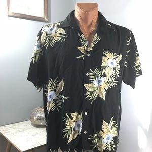 Celebrity Style Hawaiian Button Down